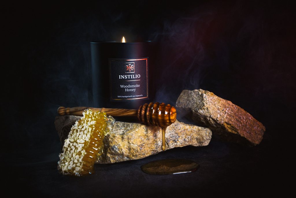 Woodsmoke Honey Duftkerze